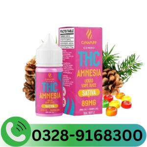 THC Liquid 89mg THC/2000mg CBG Amnesia 30ml In Pakistan